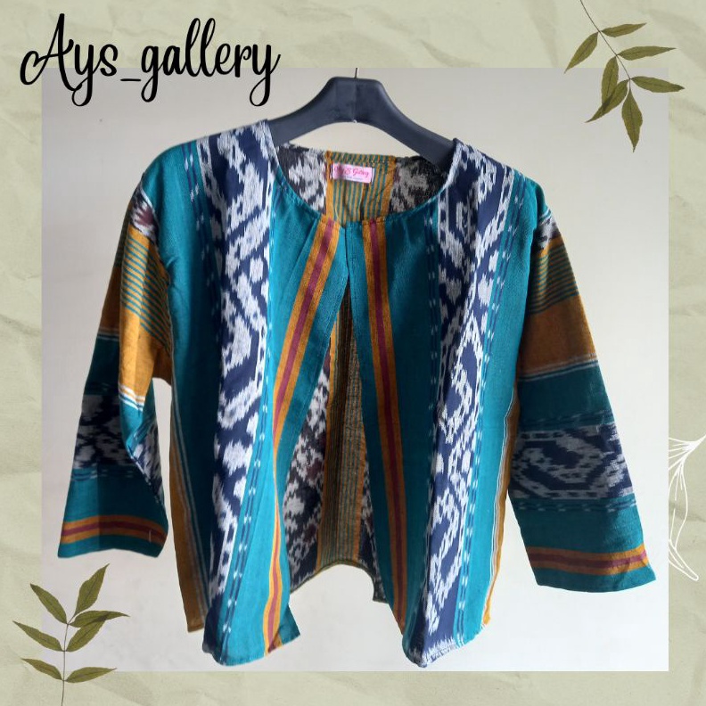 Jual Art B K Sale Outer Cardigan Blazer Tenun Ikat Tradisional Asli