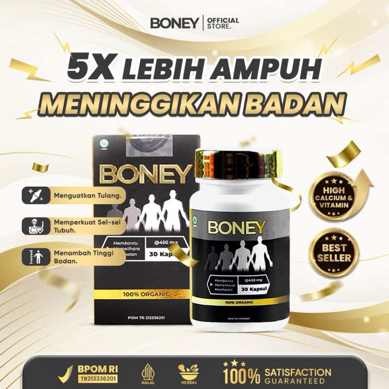 Jual Boney Peninggi Badan Kapsul Tinggi Badan Original Boney Viral