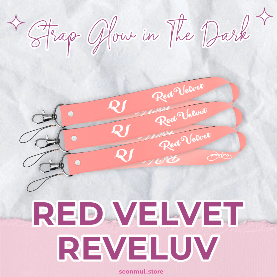 Jual Ready Stock Strap Gantungan Ls Red Velvet Rv Reveluv Glow In The