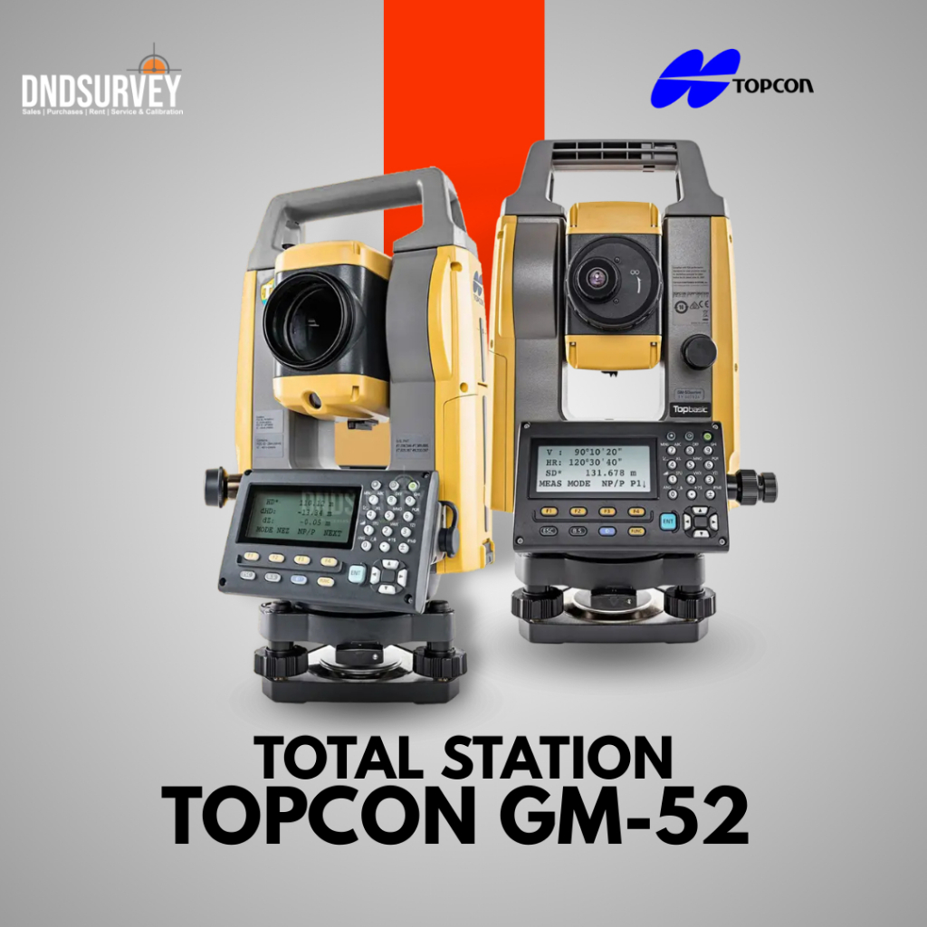 Jual Total Station Topcon GM 52 Total Station Topcon Laser Bergaransi