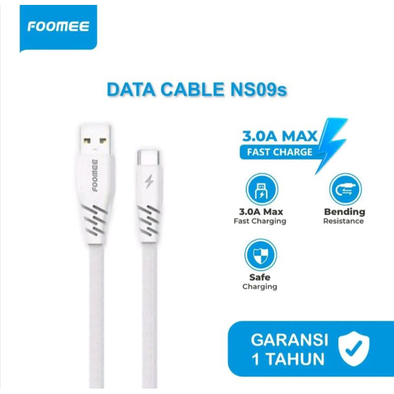 Jual Kabel Data Foomee Ns S Type C A Shopee Indonesia