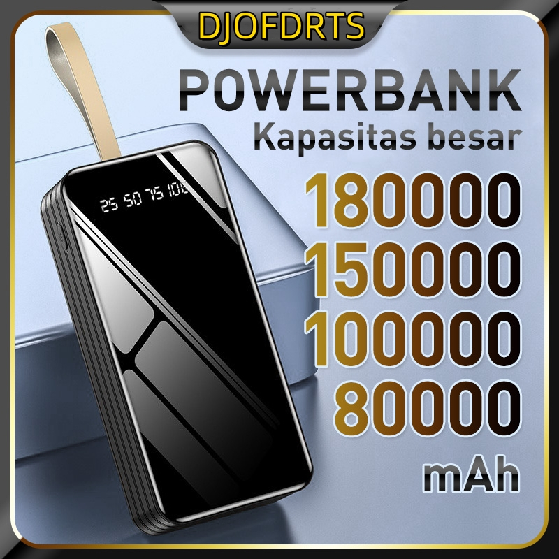 Jual DJOFDRTS Kapasitas Besar Power Bank 180000mah 150000mah 100000mah