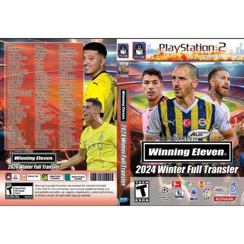 Jual Kaset Ps Winning Eleven Full Transfer Shopee Indonesia