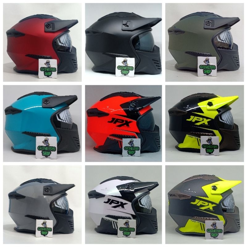 Jual Helm Jpx Full Face Helm Jpx Mx R Solid Polos Shopee Indonesia