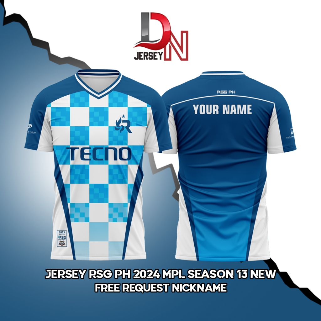 Jual JERSEY Kaos Baju RSG PH 2024 TERBARU MPL SEASON 13 Free Custom