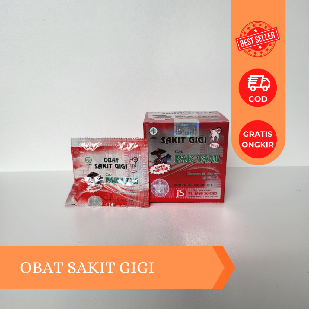 Jual Obat Sakit Gigi Gusi Bengkak Pak Tani Shopee Indonesia