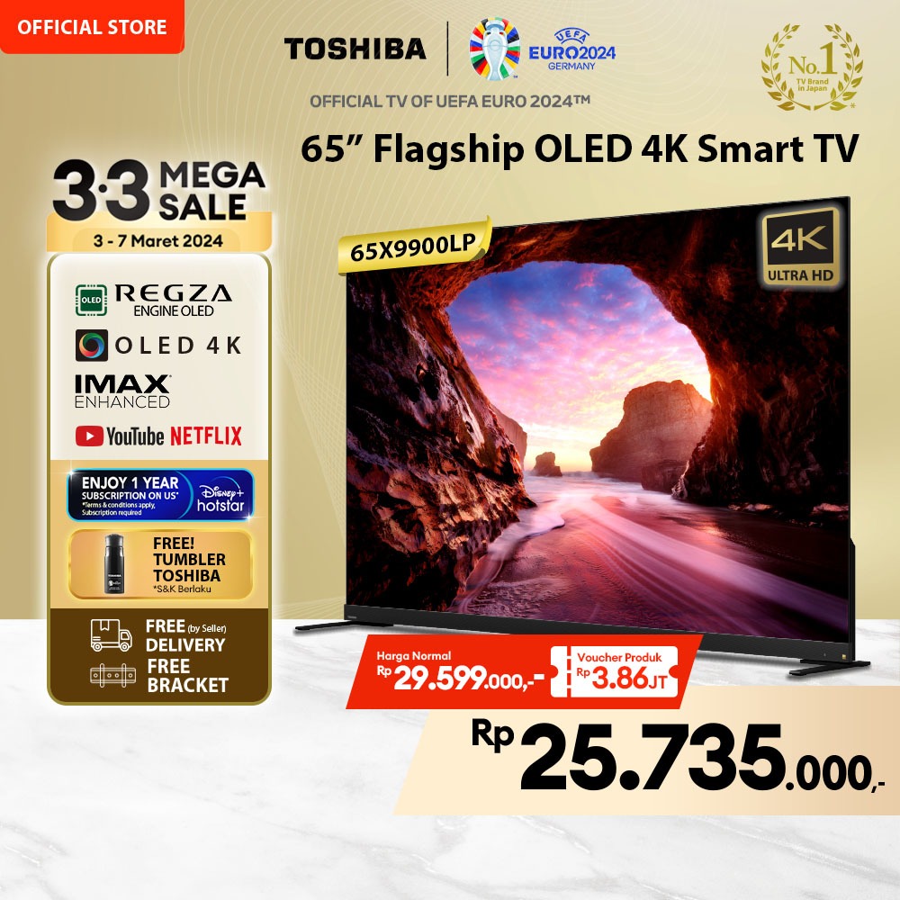 Jual FREE ONGKIR JABODETABEK FREE BRACKET Toshiba TV 65 FLAGSHIP