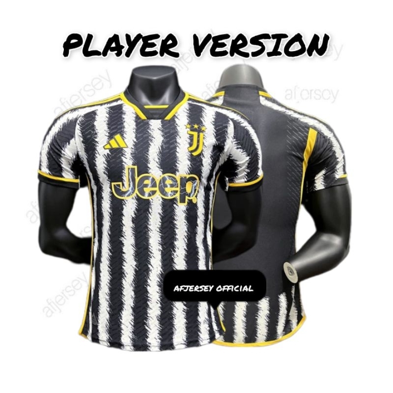 Jual PLAYER VERSION Jersey Sepak Bola Juventus Juve Home 2023 2024