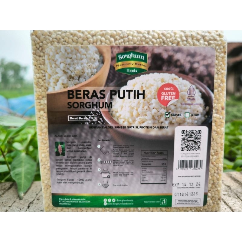 Jual Beras Sorgum Putih Dan Merah Kemasan Kg Shopee Indonesia