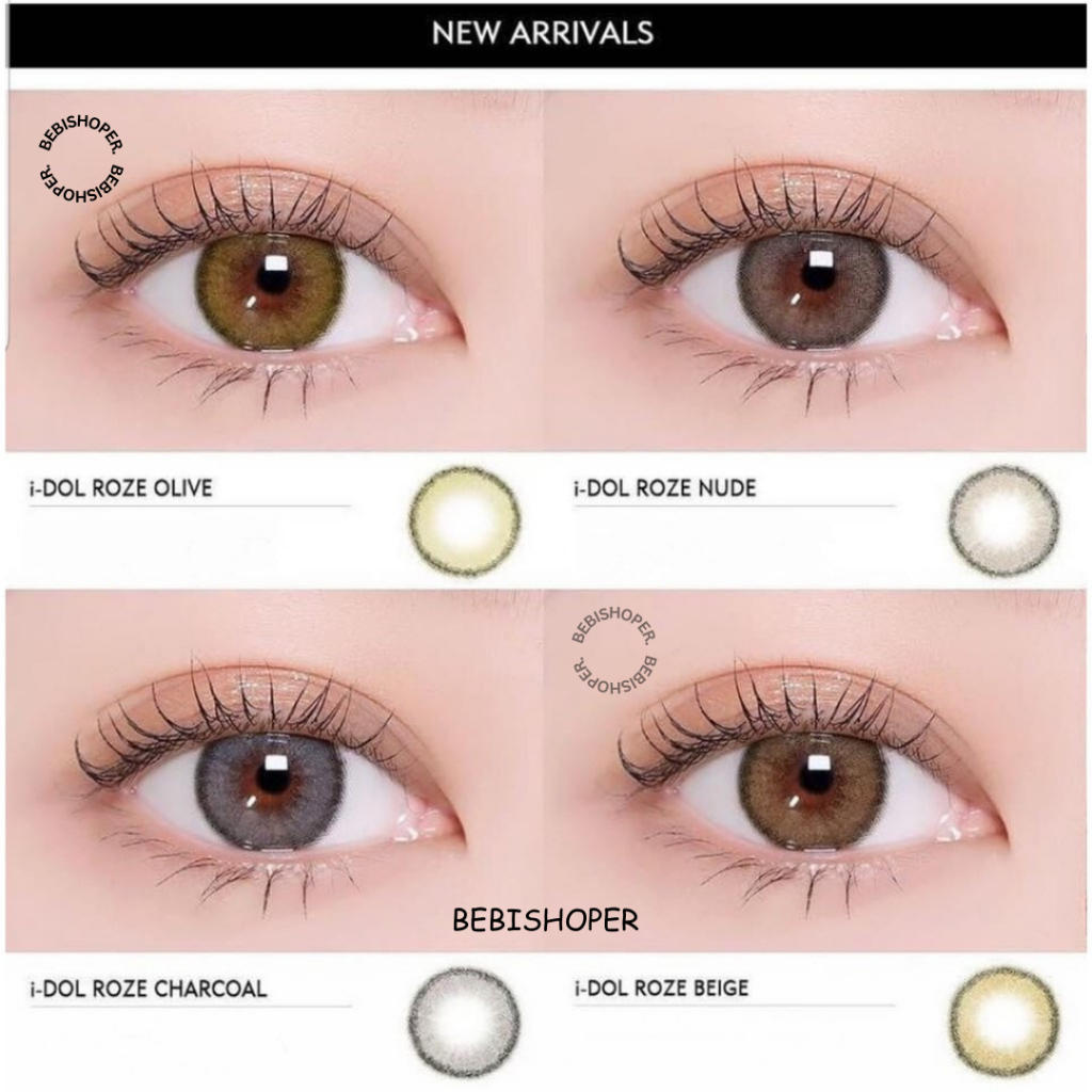 Jual Cod Softlens Idol Roze Mm Softlens Grey Minus Softlens