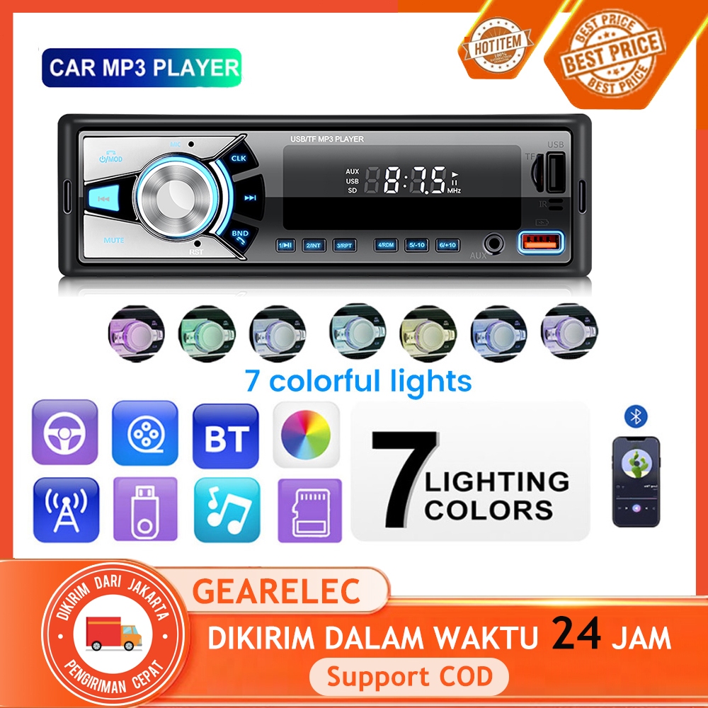 Jual Tape Audio Mobil Single Din Bluetooth Version Multifungsi