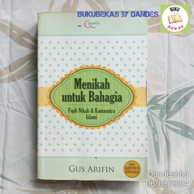 Jual Menikah Untuk Bahagia By Gus Arifin Buku Fiqih Nikah Dan