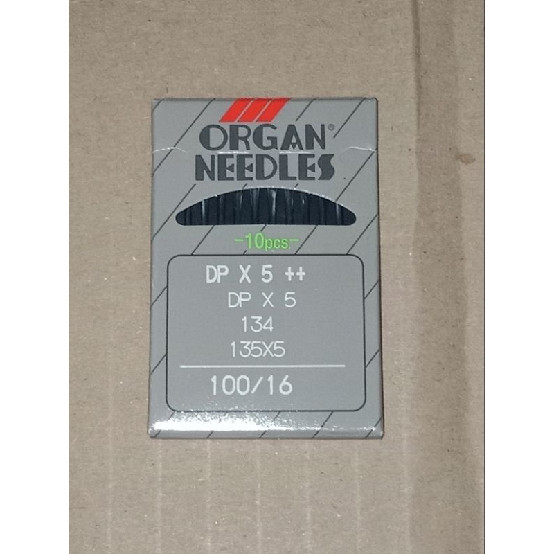 Jual Jarum Jahit Industri DPX5 100 16 Organ Needles Original Japan