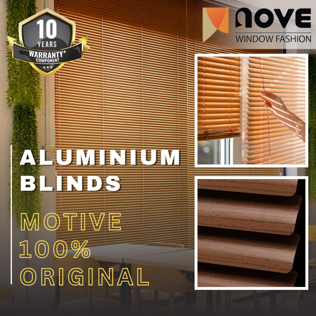 Jual Alumunium Venetian Blinds Motive Slat Venetian Blind Aluminium