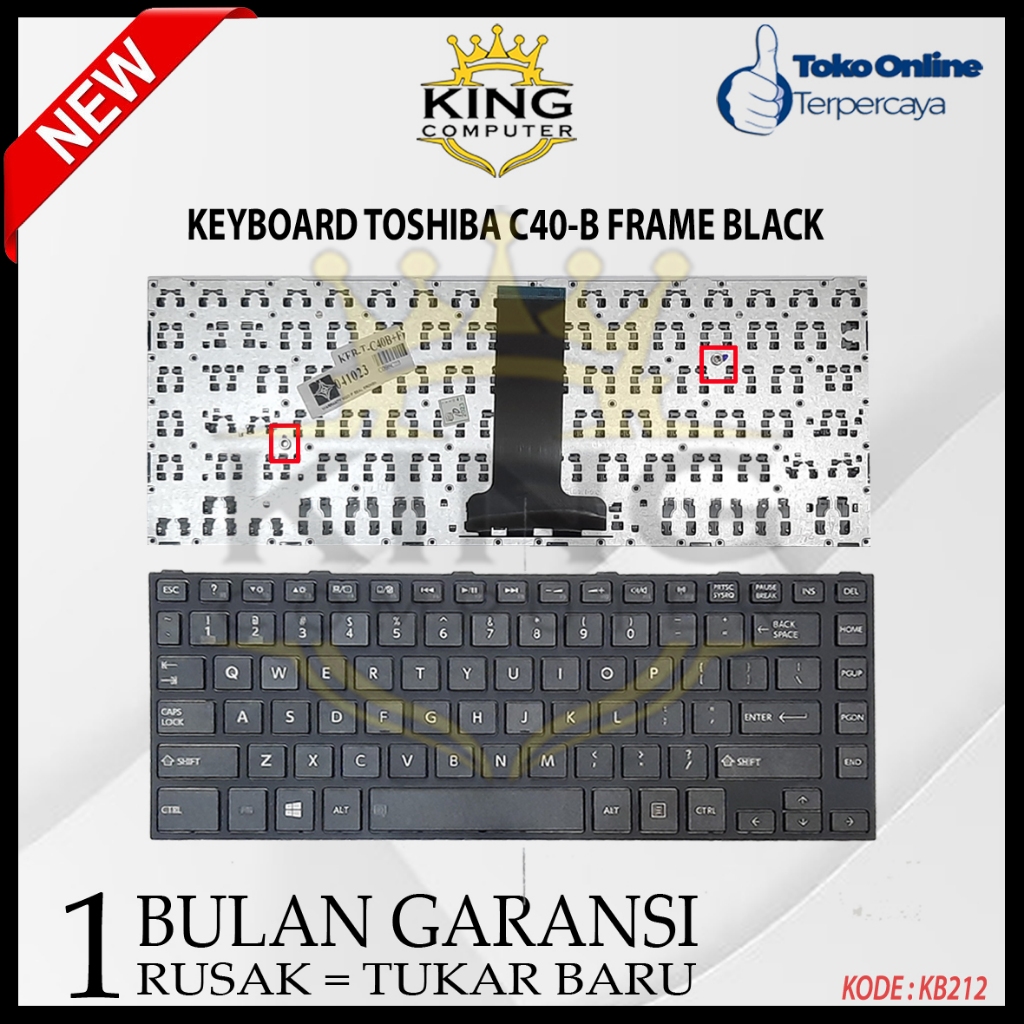 Jual Keyboard Toshiba Satellite C C B C D C D B C B L B L D