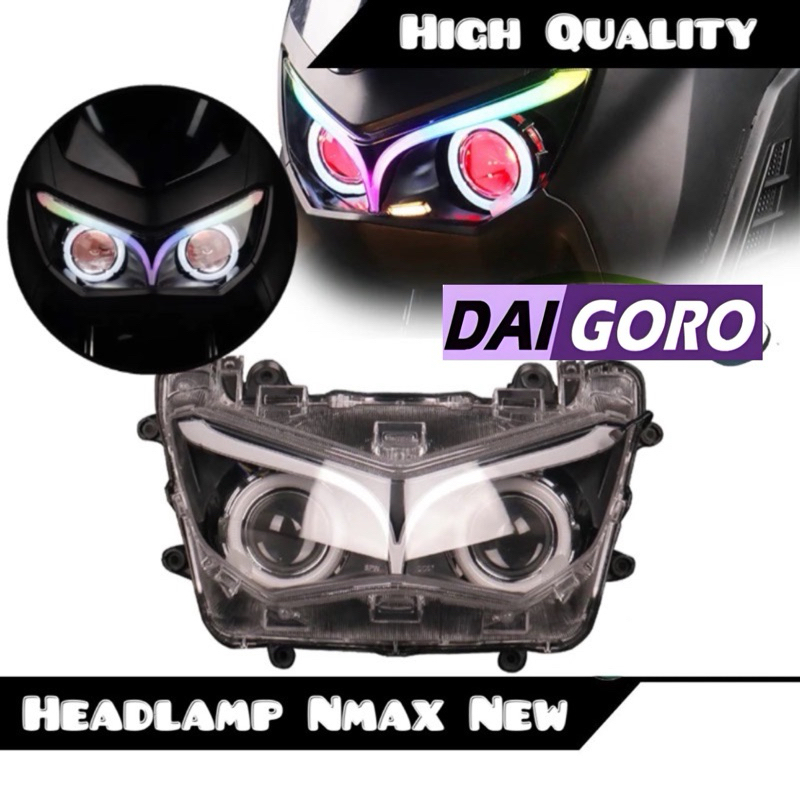 Jual Lampu Depan Hid Proyektor Nmax New Headlamp Projie Biled Hid All