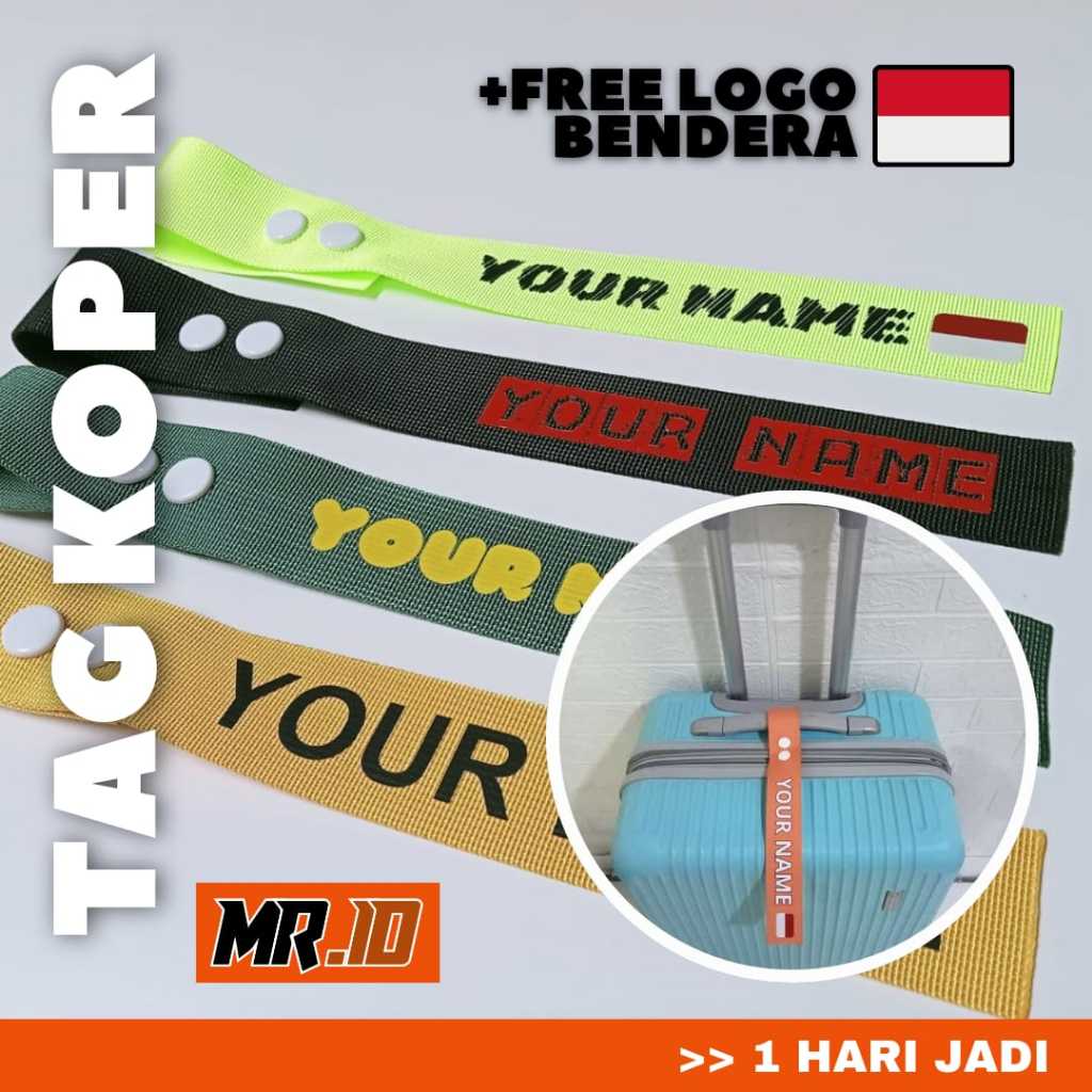 Jual Baggage Tag Tag Koper Penanda Koper Dalam Perjalanan Umroh Haji