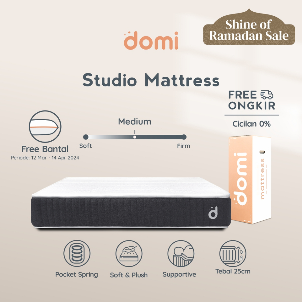 Jual Domi Studio Mattress Cm Kasur Pocket Spring Bed Motion