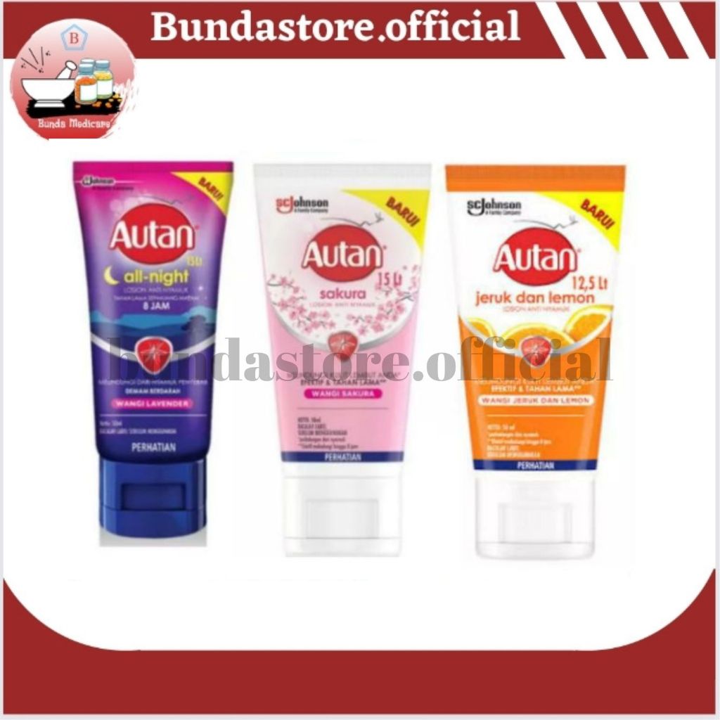 Jual Autan Lotion Anti Nyamuk Tube Ml Varian All Night L Citrus