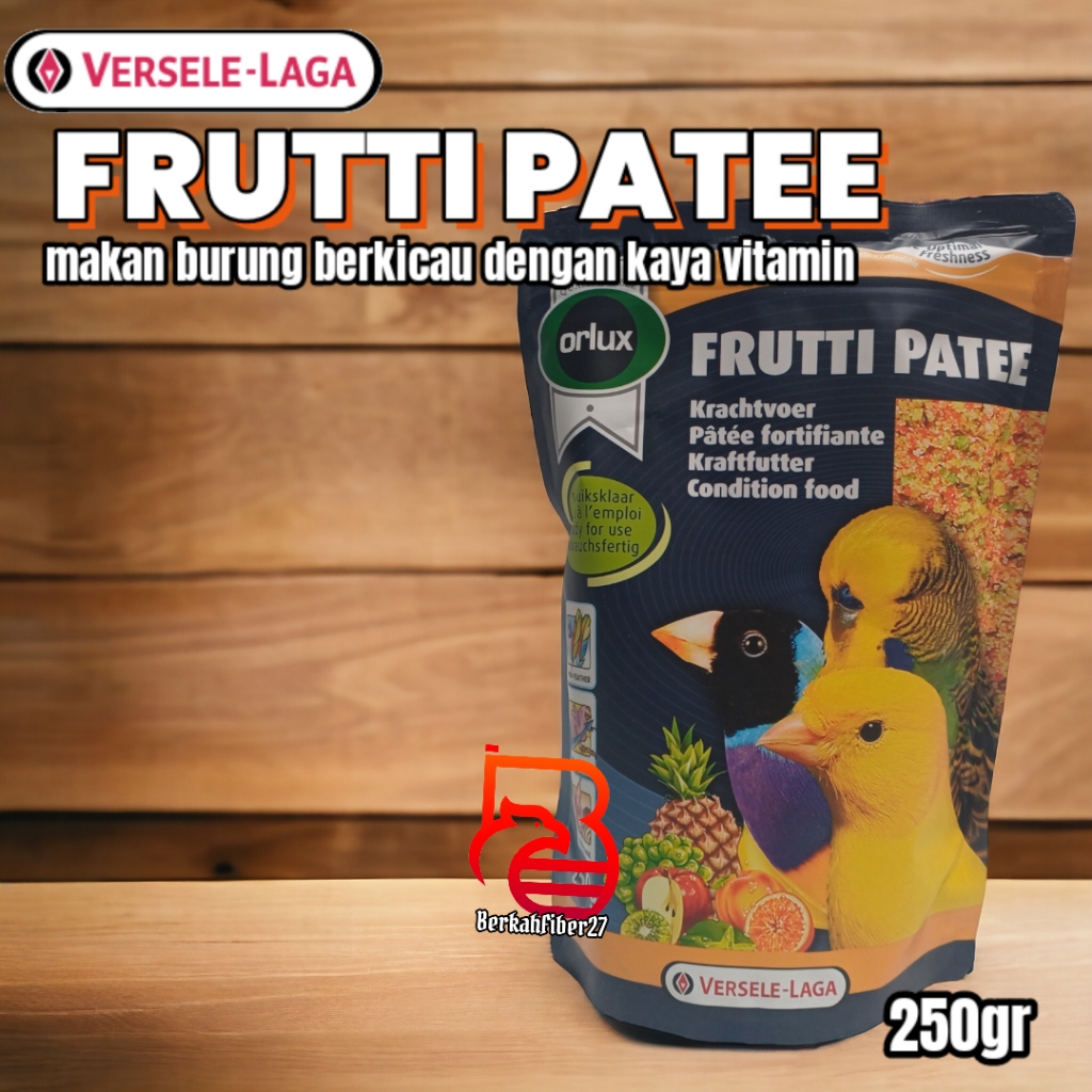 Jual Fruti Patte Versele Laga Kemasan 250gram Pakan Makanan Burung