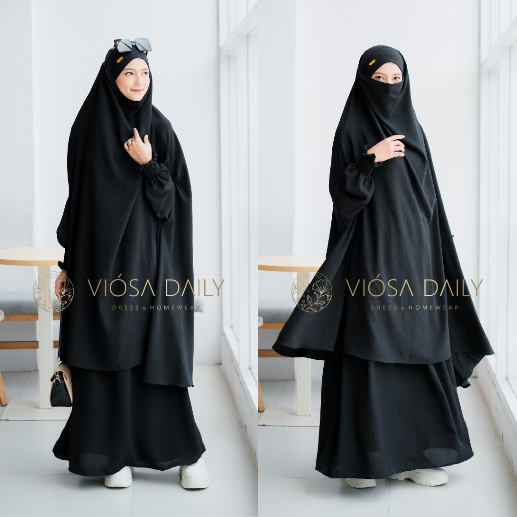 Jual Mecca Haji Umroh Set French Khimar Rok Cadar Syari Shopee Indonesia