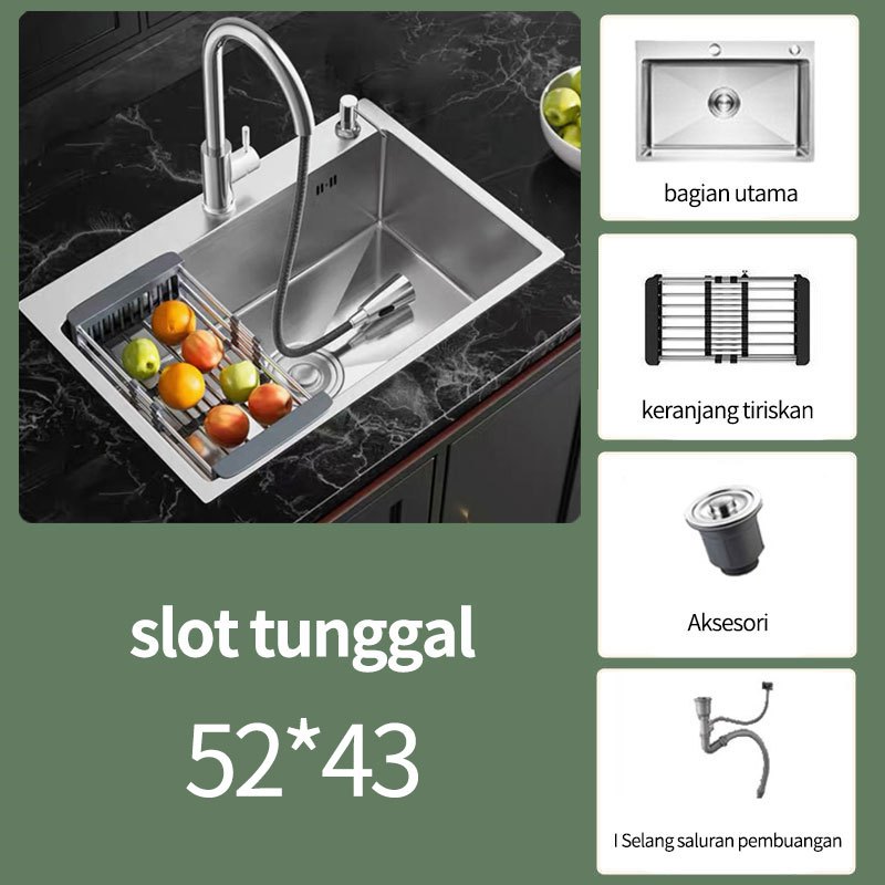 Jual Sus Paket Komplit Kitchen Sink Wastafel Dapur