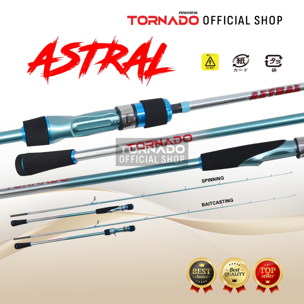 Jual Tornado Joran Pancing Astral Jigging 180cm Spinning Overhead