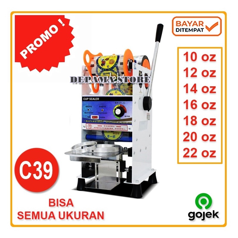 Jual Original Mesin Cup Sealer Semua Ukuran Cup 12 22 Oz PROMO