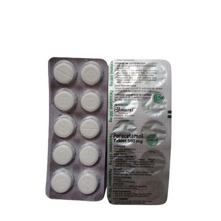 Jual PARACETAMOL MERSI STRIP 10 TABLET Shopee Indonesia