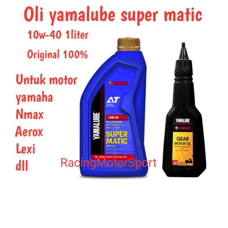 Jual Oli Yamalube Super Matic Paket Gear Ml Original Shopee