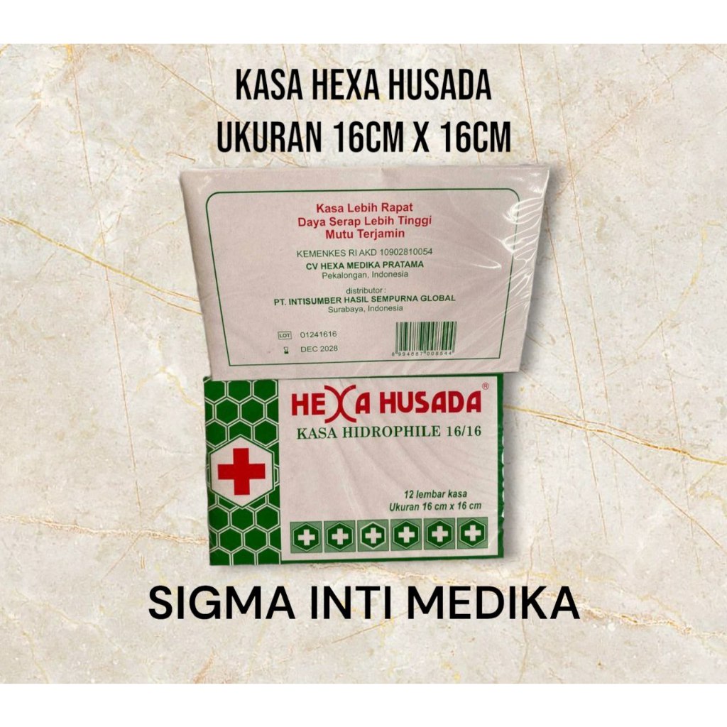 Jual Kasa Hidrofil X Cm Merek Hexa Husada Isi Lembar Shopee