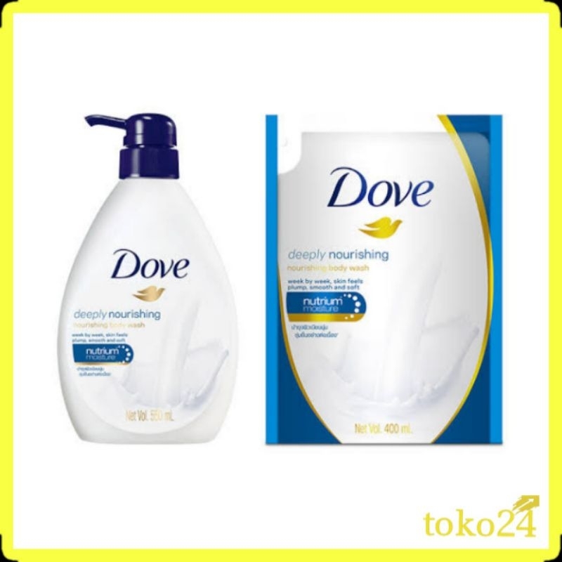 Jual Dove Body Wash Deeply Nourishing Shopee Indonesia