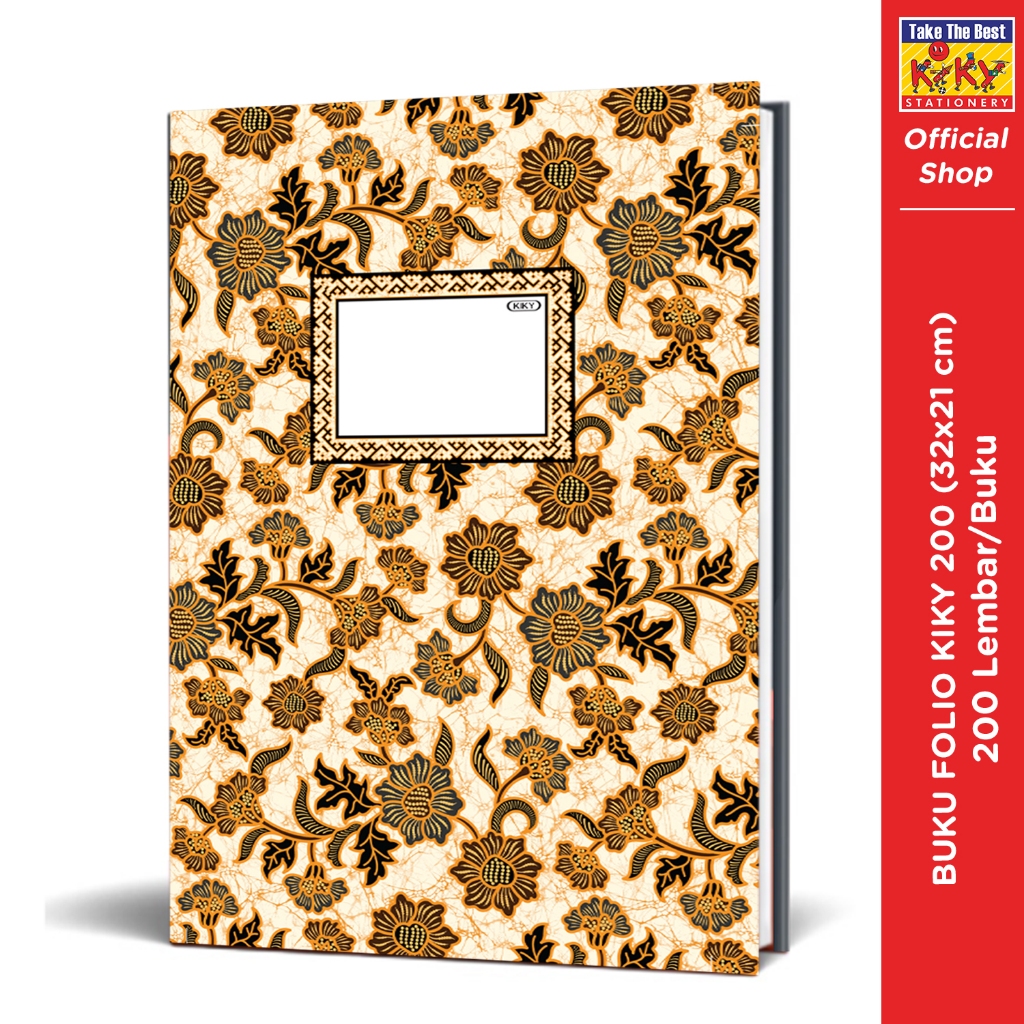 Jual KIKY Buku Hard Cover Folio Glossy Uk 32 X 21 Cm Isi 200 Lembar