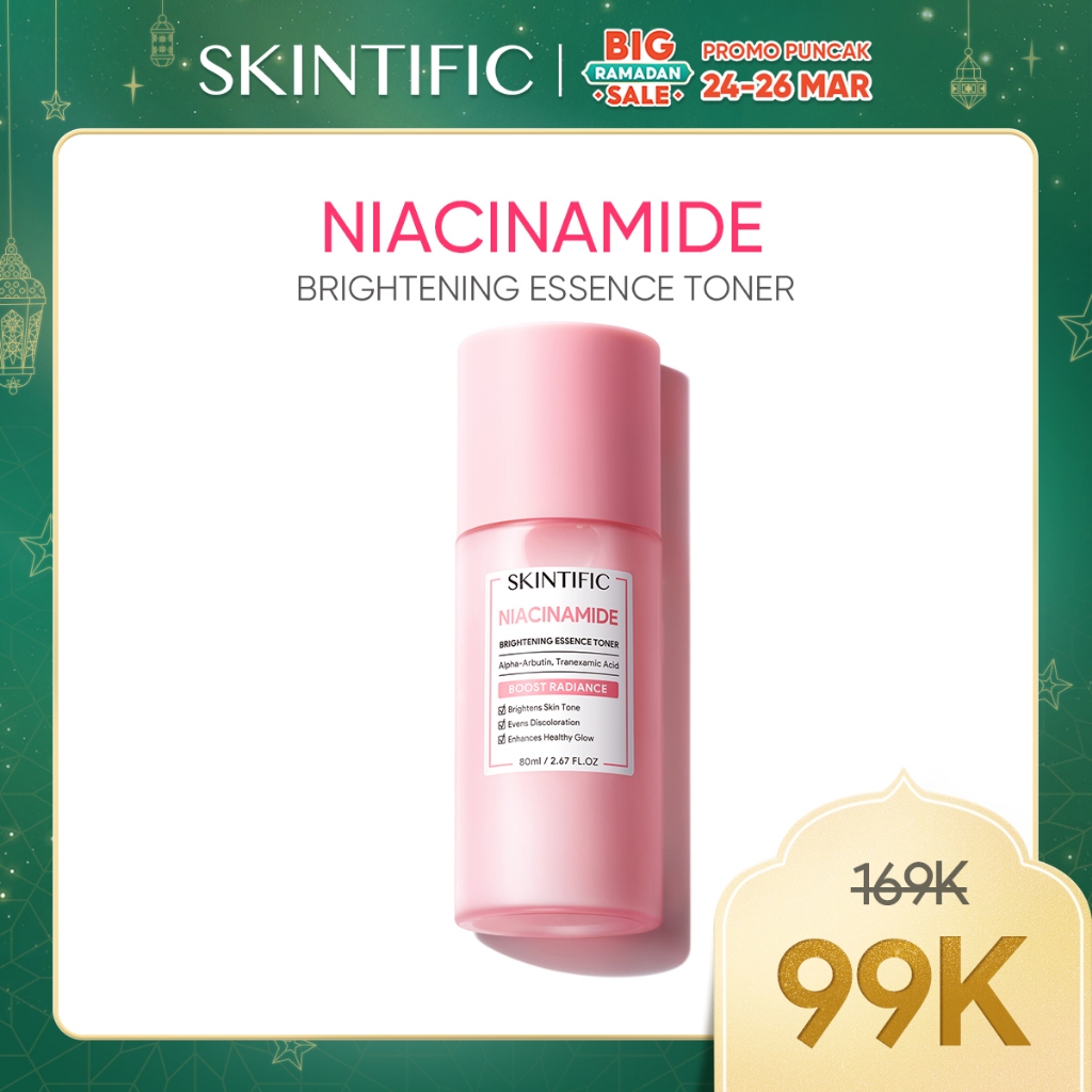 Jual New Skintific Niacinamide Brightening Essence Toner 80ml