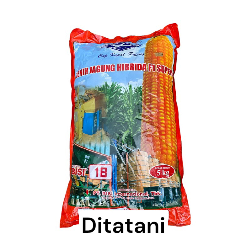 Jual Termurah Benih Jagung Bisi 18 Hibrida Bisi18 Kemasan 5kg Shopee