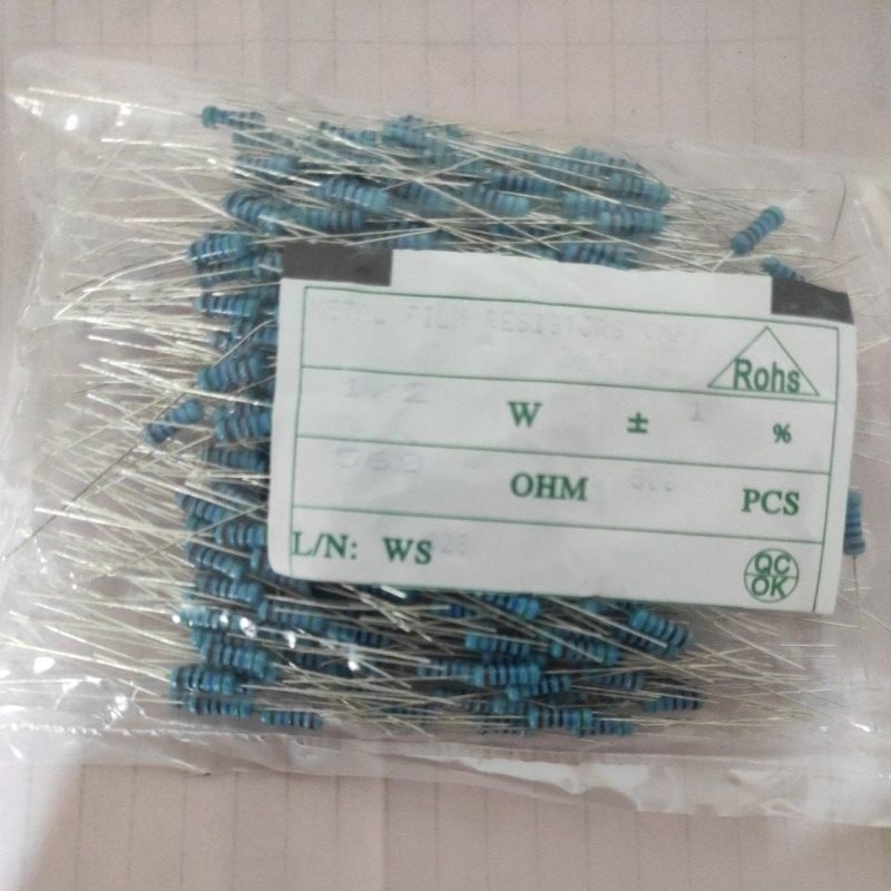 Jual Pcs Resistor Watt R R R W Biru Watt Metal