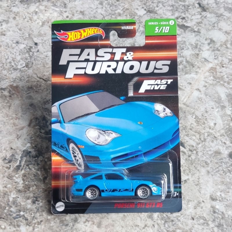 Jual Hot Wheels Seri Fast And Furious Wave 2 Porsche 911 GT3 RS Biru