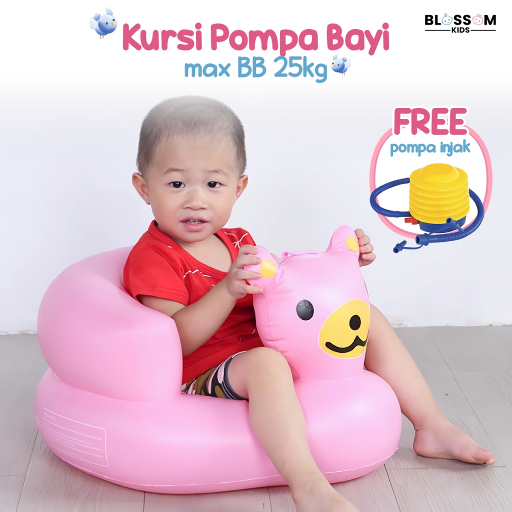 Jual Kursi Pompa Sofa Tiup Bayi Kursi Bayi Kursi Balon Karakter Bear