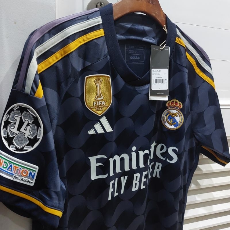 Jual Jersey Original Real Madrid 2023 2024 Away Size L Adidas