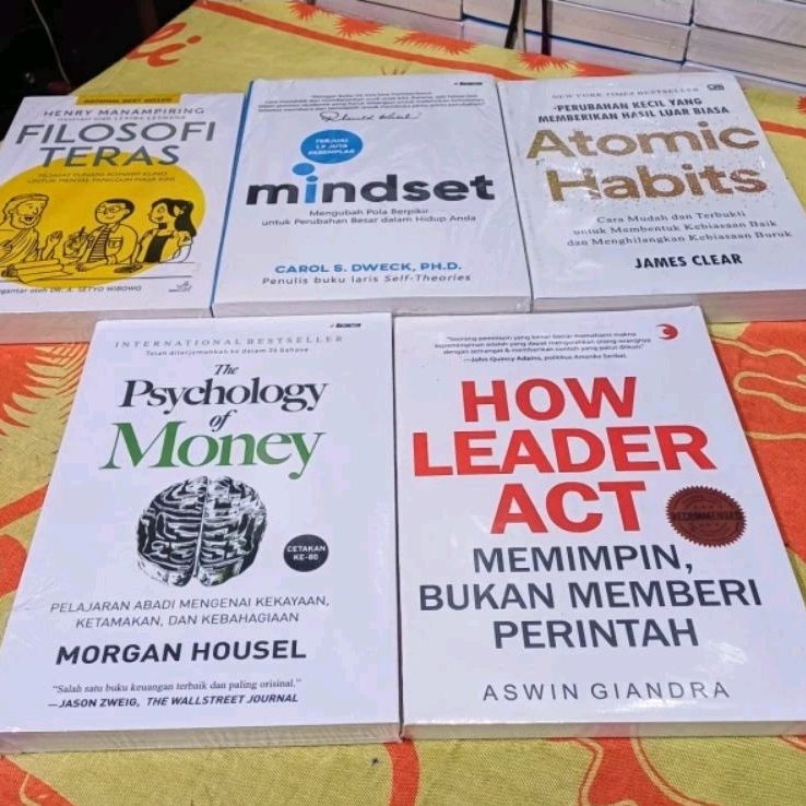 Jual Paket Buku The Psychology Of Money How Leader Act Mindset