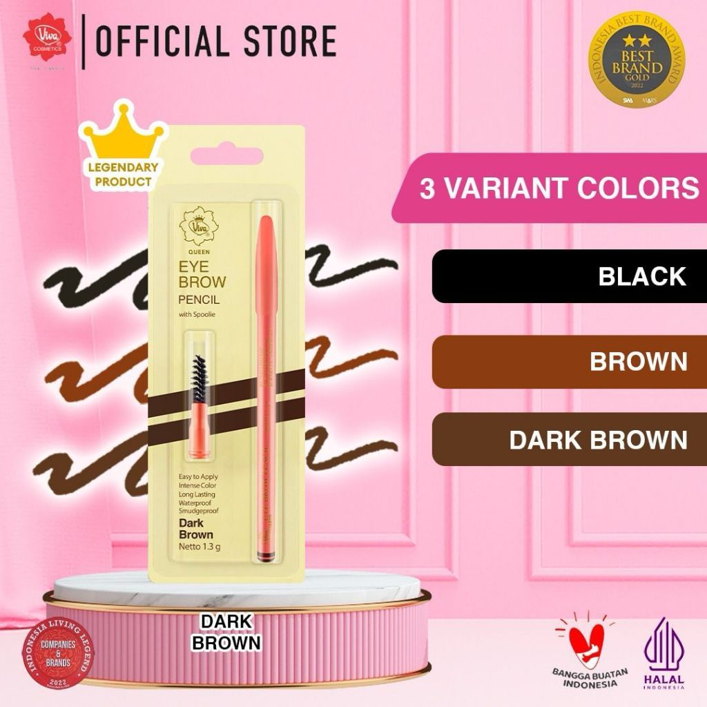 Jual Viva Queen Eye Brow Pencil Limited Edition Shopee Indonesia