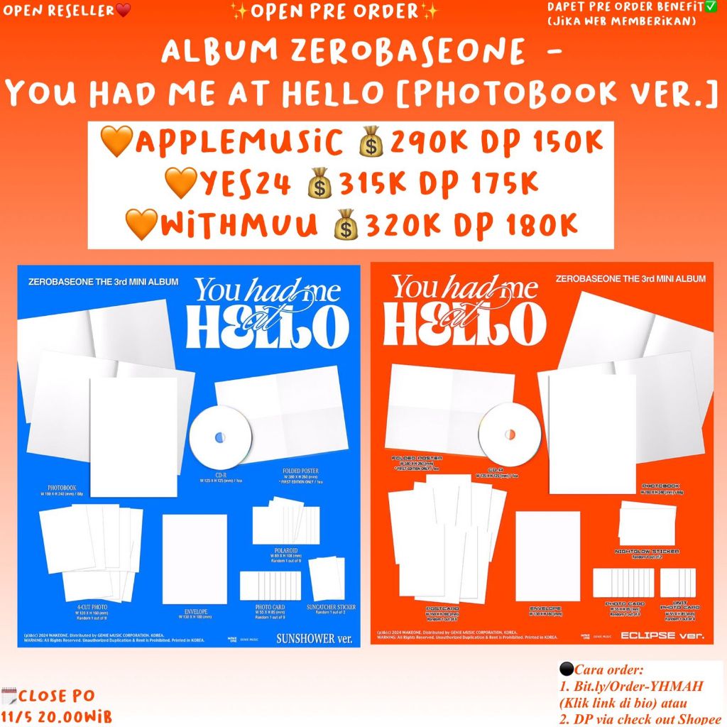 Jual WAJIB MEMBACA DESKRIPSI SLIDE FOTO 3RD MINI ALBUM ZEROBASEONE