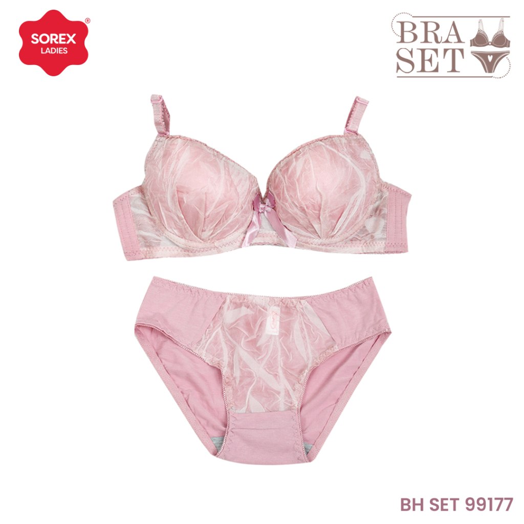 Jual Sorex Bra Set Busa Sedang Kawat Kait 3 Setara Cup A B CD Freesize