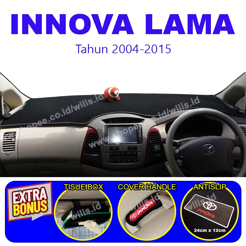 Jual Cover Dashboard Mobil Innova Lama Hiasan Dasbor Alas Dasboard