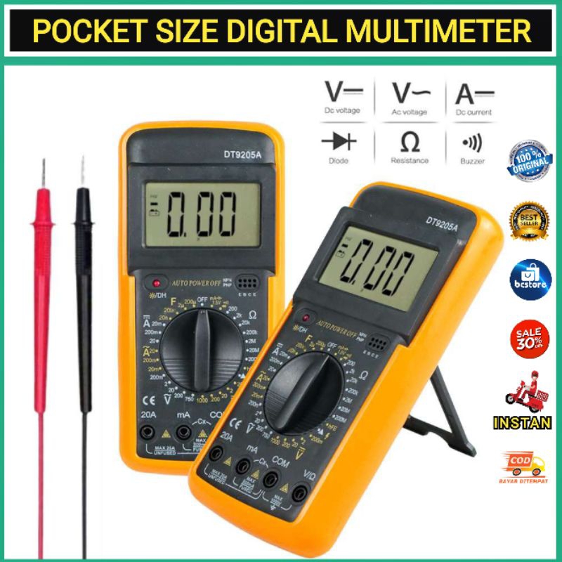 Jual Multimeter Digital Pocket Size Digital Multimeter Dt A