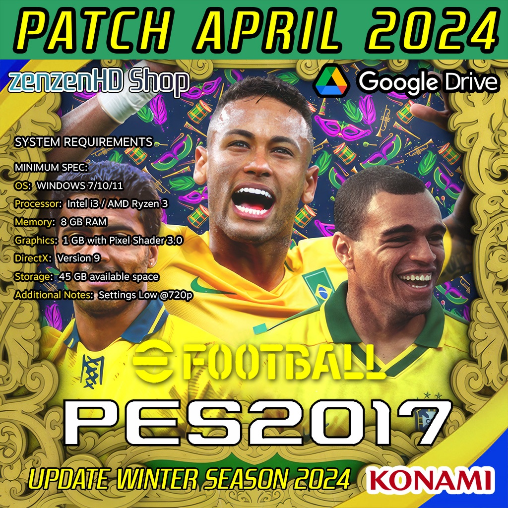 Jual PES 2017 SEASON UPDATE 2024 LIGA BRI PC Games Shopee Indonesia