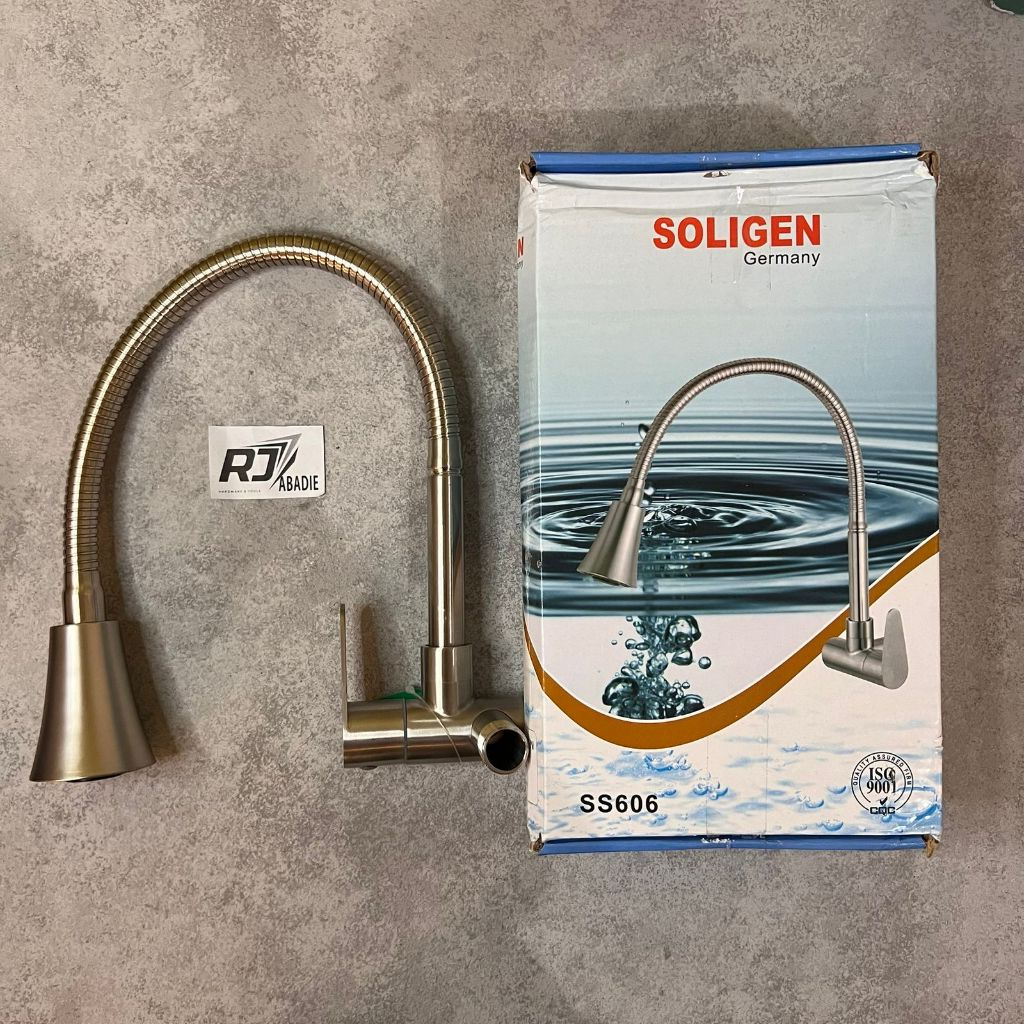 Jual Kran Keran Angsa Fleksibel Flexible Tembok Stainless Soligen