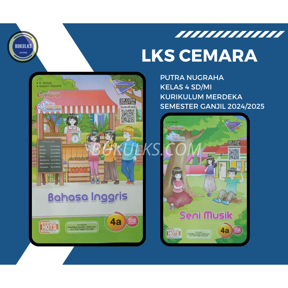 Jual Buku Lks Putra Nugraha Cemara Mahir Zamrud Sd Mi Kelas Merdeka