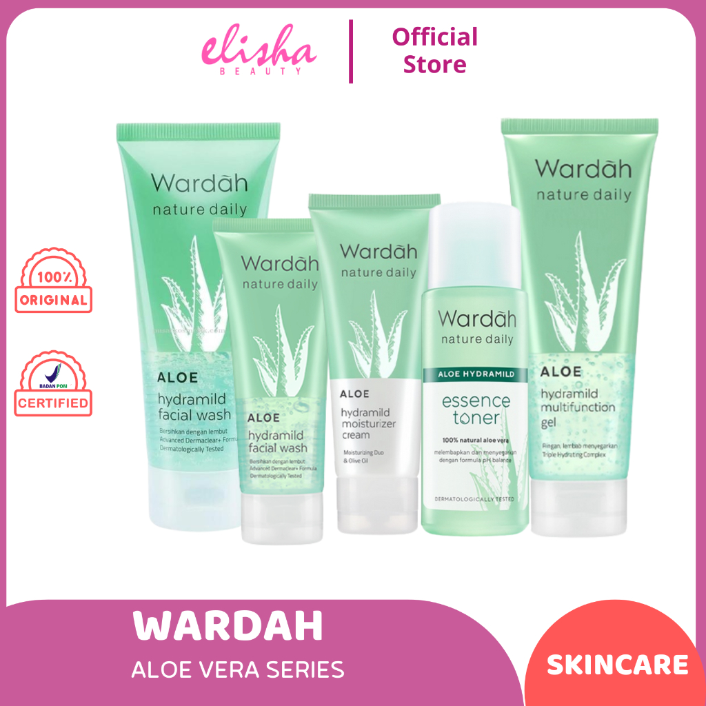 Jual WARDAH NATURE DAILY ALOE HYDRAMILD SERIES SKINCARE Facial Wash