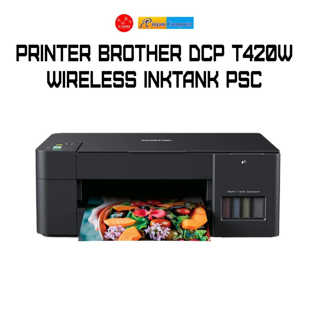 Jual Brother Printer Ink Tank Dcp T W Print Scan Copy Shopee